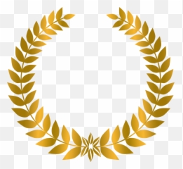 Openclipart - Clipping Culture Transparent Golden Laurel Wreath png