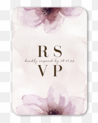 Gentle Petals Rsvp Card - Girly Png,Shutterfly Png