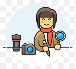 Icon Image Creator Pushsafer - Journalist Cartoon Png,Transparent Image Creator