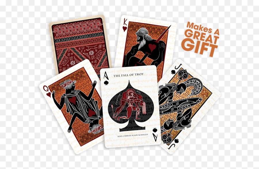 The Fall Of Troy Epic Playing Cards - Epic Playing Cards Png,Playing Cards Transparent Background