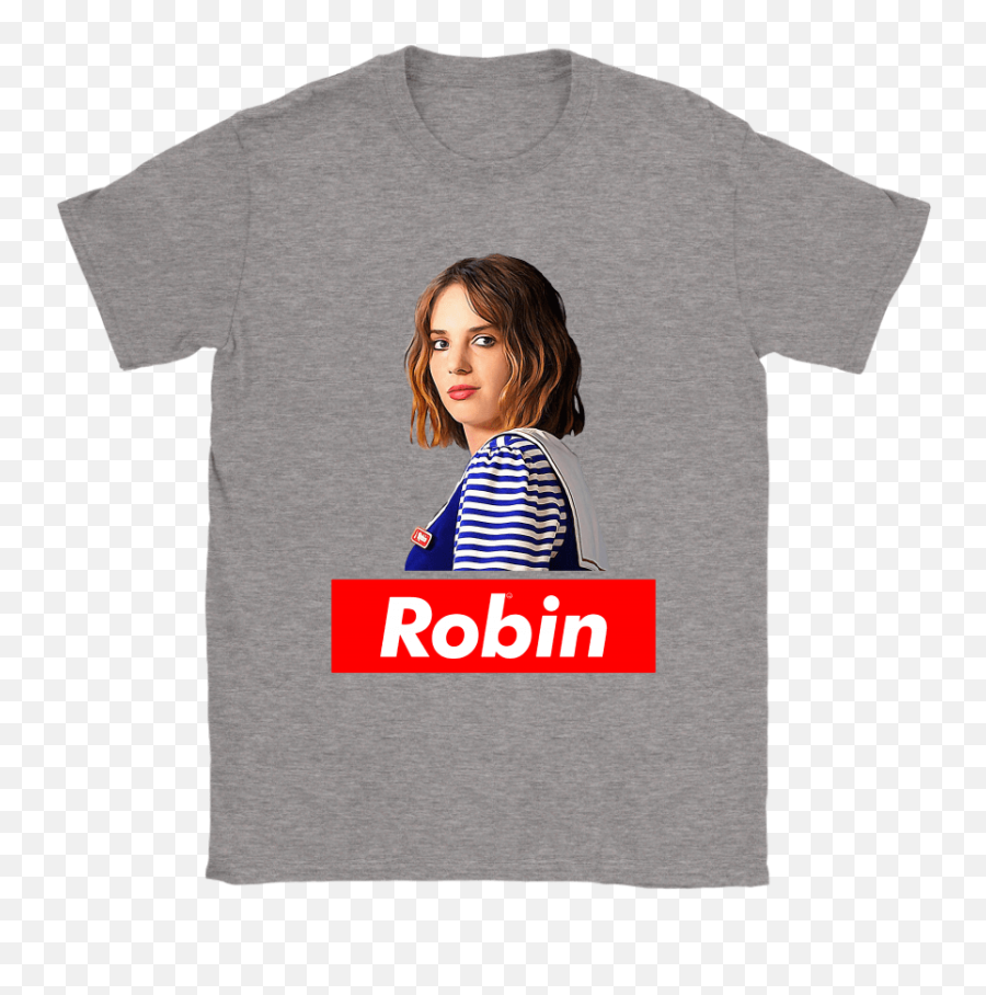 Robin Buckley Supreme Logo Style Stranger Things Shirts - Womens Kansas City Chiefs Shirts Png,Supreme Logo Transparent