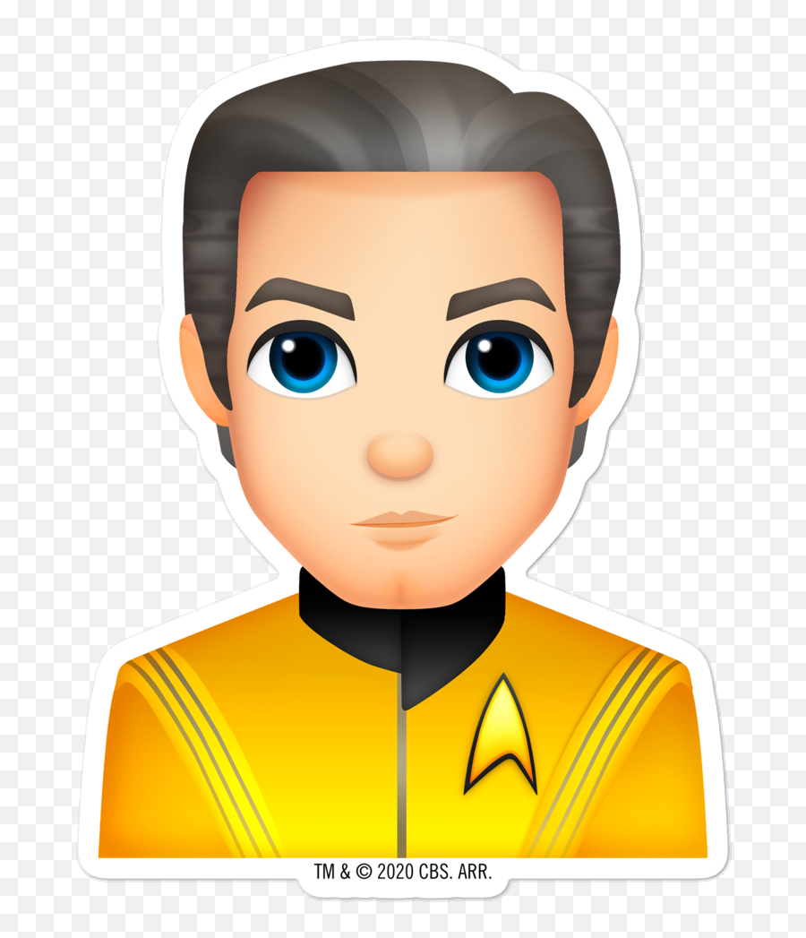 The Trek Collective Cute Star Character Emoji Stickers - Star Trek Strange New Worlds Art Png,Star Emoji Transparent