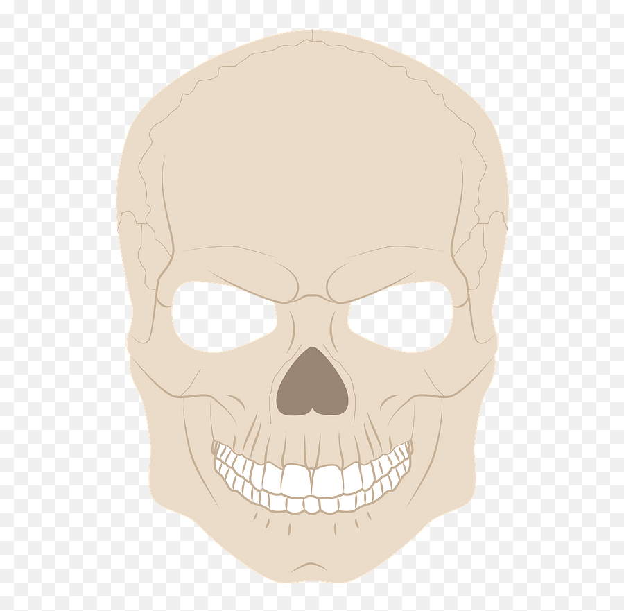 Skull Mask Clipart - Creepy Png,Skull Mask Png