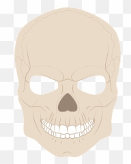Skull Mask Clipart - Creepy Png,Skull Mask Png