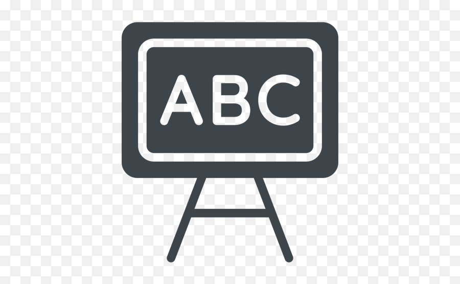 Abc Chalkboard Flat Icon - Transparent Png U0026 Svg Vector File Abc Icono,Abc Logo Png