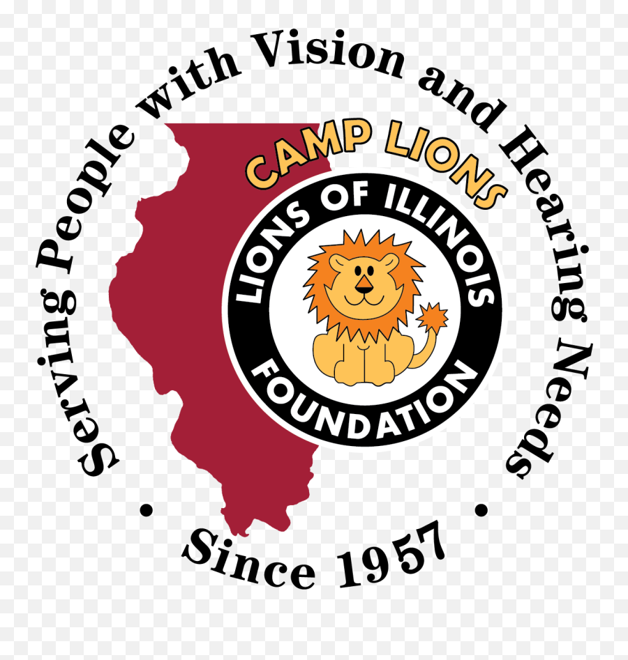 Lions Of Illinois Foundation - East Bay Camp Lion Png,Lions Logo Png