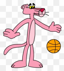 Basketball Outline Png - The Pink With Ball By Marcospower Animal Playing Sports Drawing