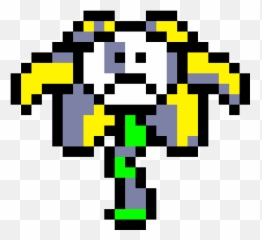 Flowey Sprite Png - Undertale Flowey Pixel Art,Flowey Png