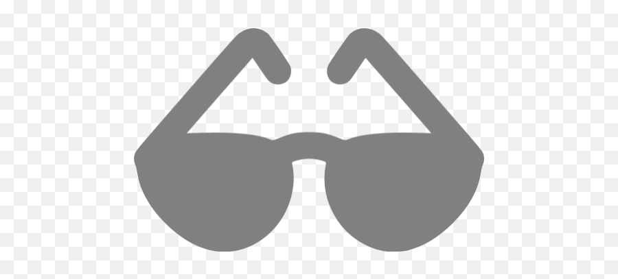 Gray Sun Glasses Icon - Free Gray Glasses Icons Gray Glasses Icon Png,Sunglasses Icon