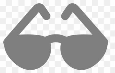 Gray Sun Glasses Icon - Free gray icons Glasses Icon Png