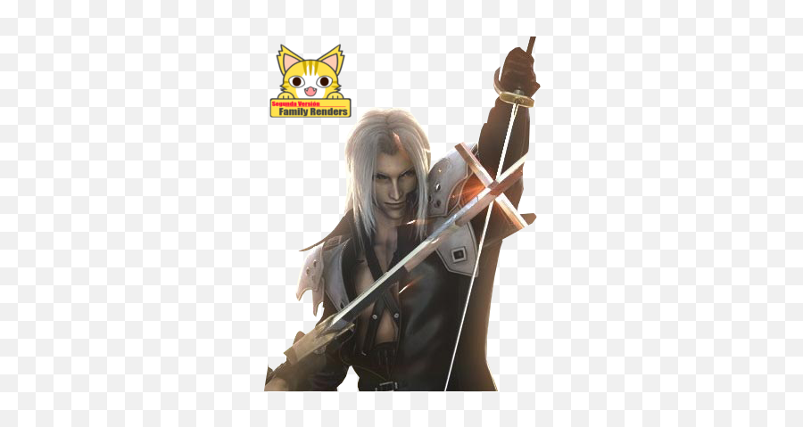 Render Sephiroth Crisis Core - Ff 7 Crisis Core Png,Sephiroth Png