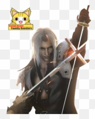 Render Sephiroth Crisis Core - Ff 7 Crisis Core Png,Sephiroth Png