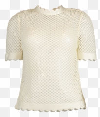 Fishnet Crochet Lace Top Marissa Collections - Blouse Png,Fishnet Pattern Png