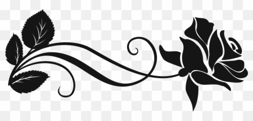 Clip Art Rose Vector Graphics Silhouette Flower - rose png Png