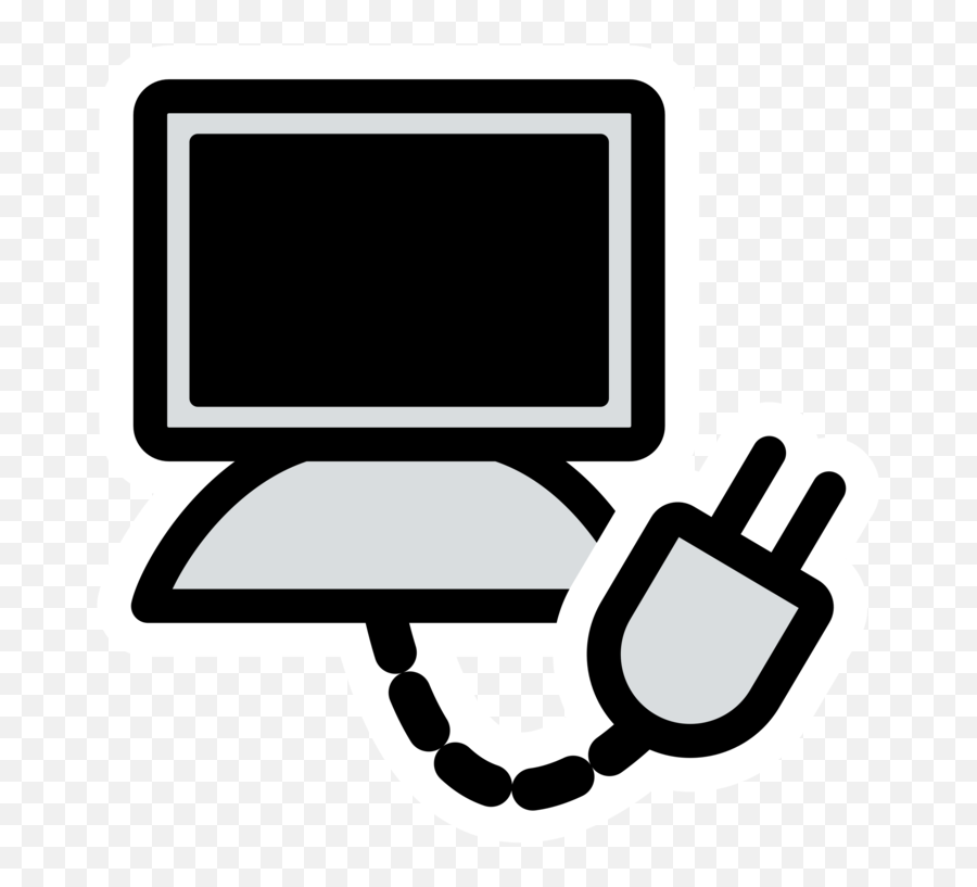 Output Device Electronic Display - Technology Black And White Png,Internet Access Icon