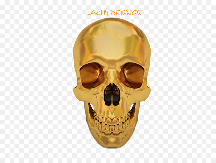 Gold Skull Psd Official Psds - Transparent Gold Skull Png,Skull Png Transparent