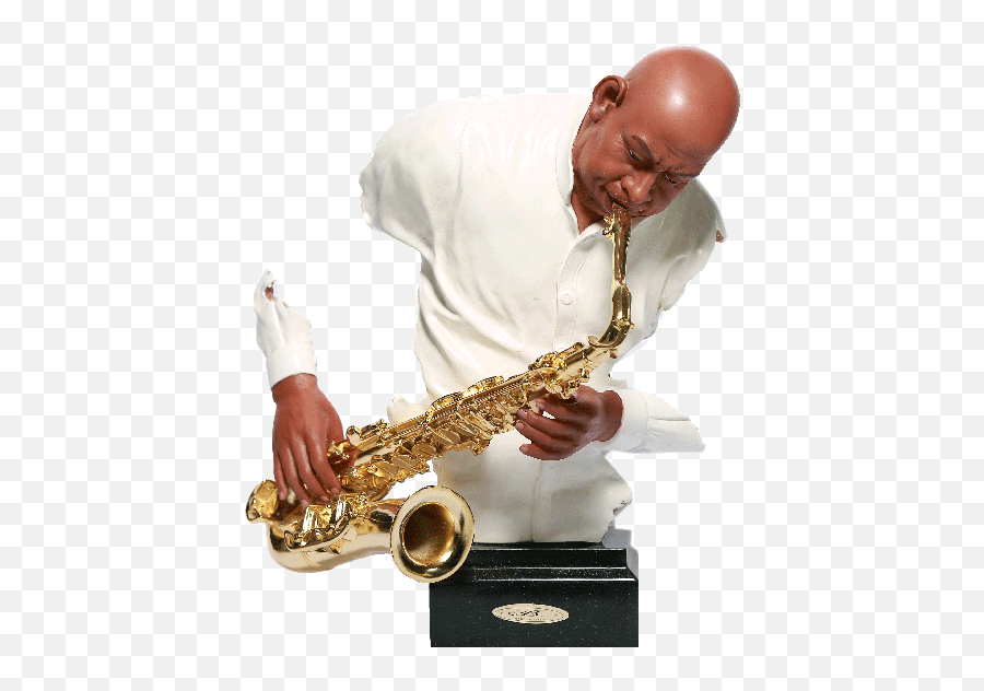 Download Saxophone Player Rock Music Figure Figurine - Baritone Saxophone Png,Saxophone Transparent Background