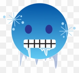 Frozen Emoji Emoticon - Transparent Cold png