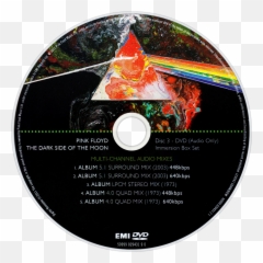 Download Cdart Artwork - 1973 Pink Floyd The Dark Side png