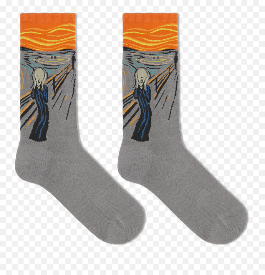 Hotsox Womenu2019s Munchu2019s The Scream Socks - Unisex Png,Screaming Icon