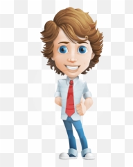 Vector Man Cartoon Character Graphicmama - Characters Male Png