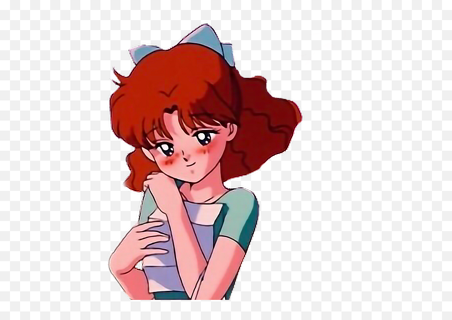 Anime 90s 90sanime 90svibes 280700395019211 By 1l8am - 90s Anime Girl In Love Png,Tumblr Girl Icon
