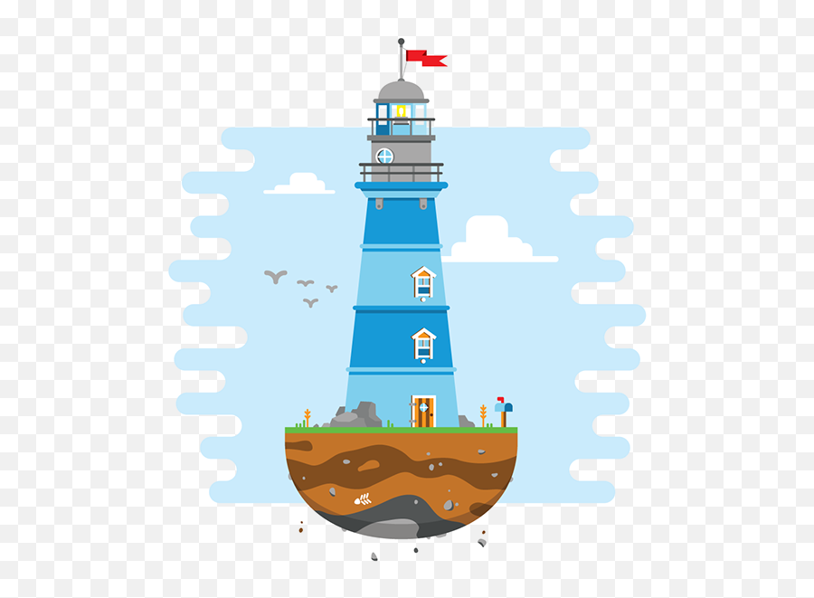 Momentum Illustrations - Illustration Png,Lighthouse Icon Vector