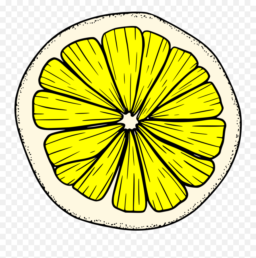 Lemon Cut Half Slice Png Transparent Onlygfxcom - Clock Half Past Hour,Lemon Slice Icon