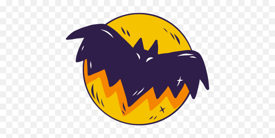 Halloween Bat Moon Free Icon - Iconiconscom Iconos De Halloween Png,Cute Bat Icon