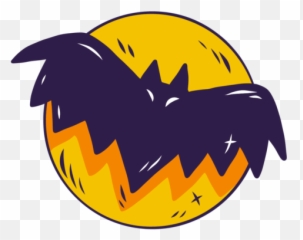 Halloween Bat Moon Free Icon - IconIconscom Iconos De Png