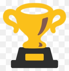 Download Trophy Clipart Emoji - Trophy Emoji Png Image With Award Emoji,Trophy Clipart Png