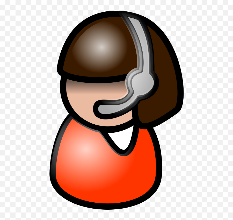 Free Clip Art People Juliane Krug 03a By Anonymous - Telephone Operator Cartoon Png,People Computer Icon