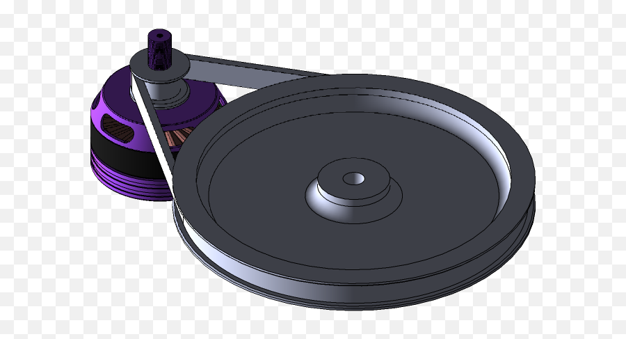 27000rpm To 3500rpm Belt Driven Reduction 3d Cad Model Png Record Player Icon