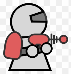 Human Behaviorareavision Care Png Clipart - Royalty Free Character With A Gun,Ray Gun Png