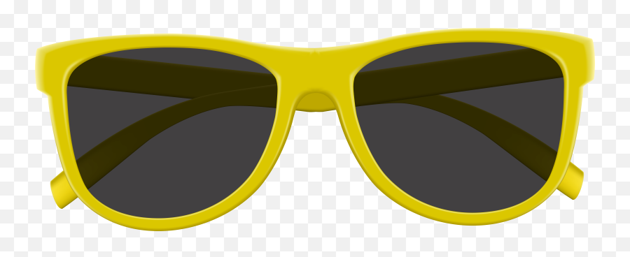 Clipart Glasses Sunglasses Png - Yellow Sunglasses Png,Clout Goggles Transparent Background