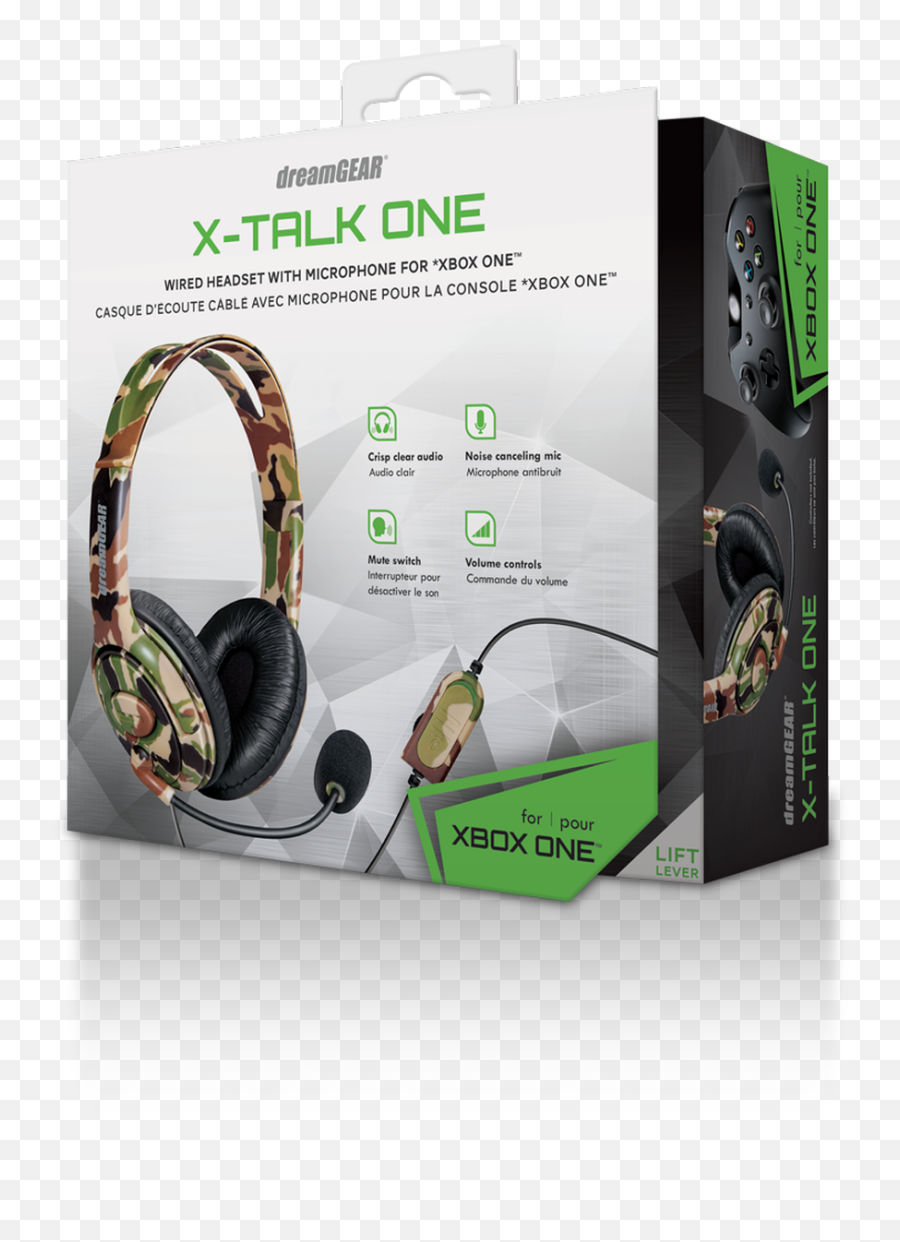 X - Talk One Gaming Headset For Xbox One Dreamgear X Talk One Png,Xbox One X Png