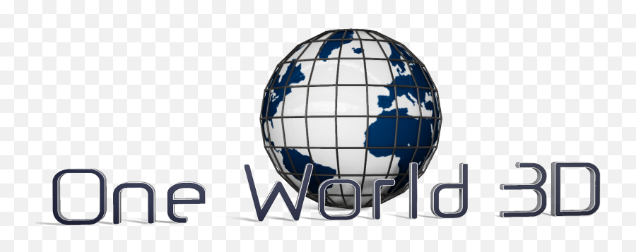 One World 3d Logo Globe Behind Png - Globe,Globe Logo Png