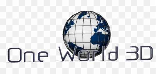 One World 3d Logo Globe Behind Png