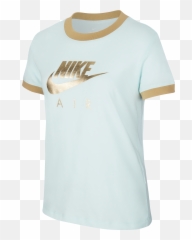 Nike Sportswear Air Logo Short Sleeve Tee Junior - Poobie Active Shirt png