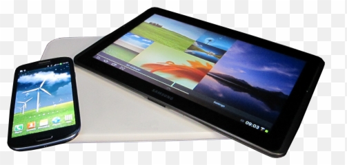 Download Hd Smartphones And Tablets Png - E
