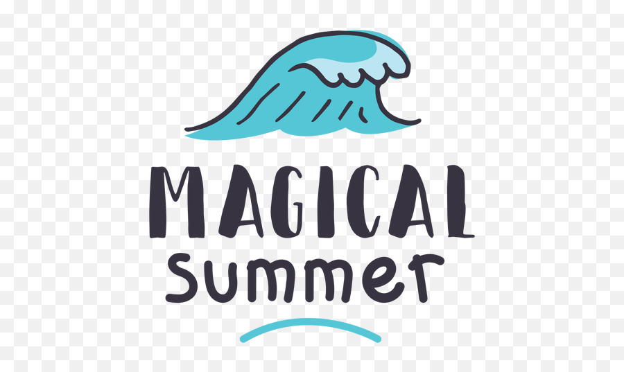 Magical Summer Wave Badge Sticker - Transparent Png U0026 Svg Transparent Summer Stickers Png,Summer Png