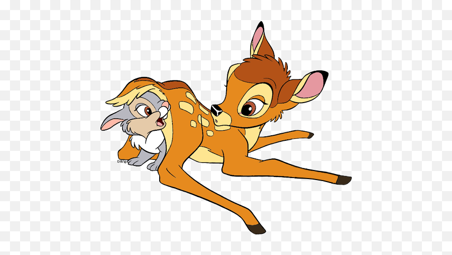Png Bambi Thumper And Flower Free Clipart Finders - Cartoon,Thumper Png