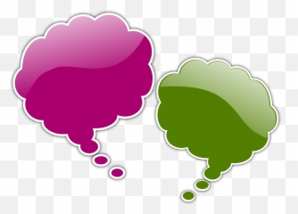 Thought Bubble Png Image - PngPix Transparent Purple