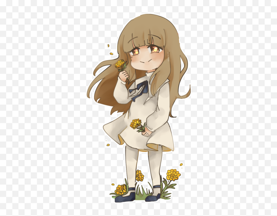 Deemo Cytus Fan Art Illustration - Marigold Png Download Fan Art,Anime Girl Transparent Png