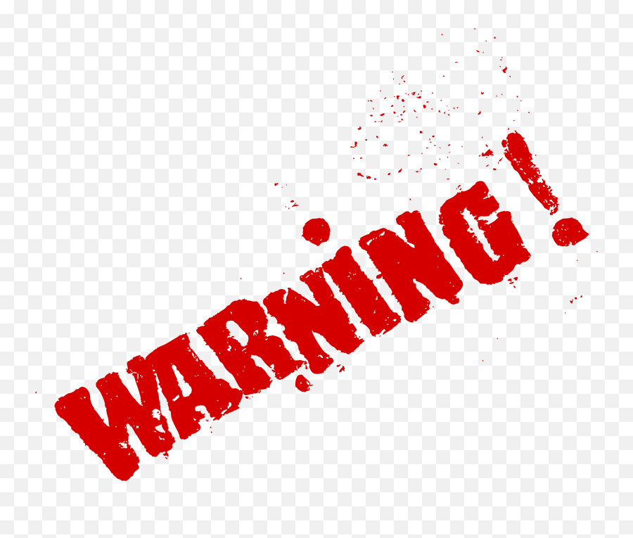 8 Grunge Word Warning Transparent - Illustration Png,Warning Sign Png