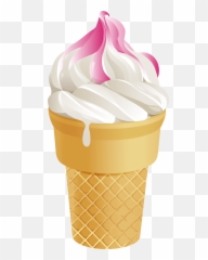Yogurt Clipart Transparent Background - Ice Cream Clipart Png