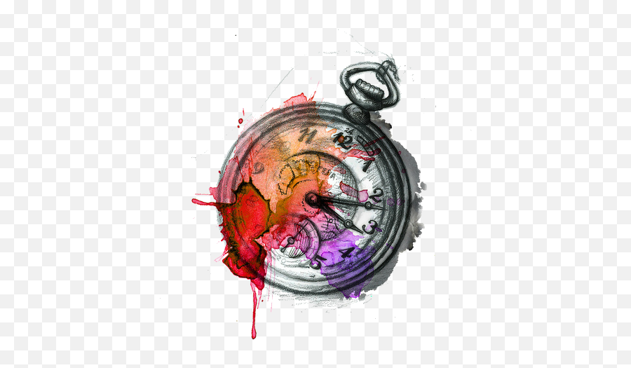 Fandom - Related Transparent Images Masterpost Watercolor Clock Watercolour Png,Transparent Tattoo Designs