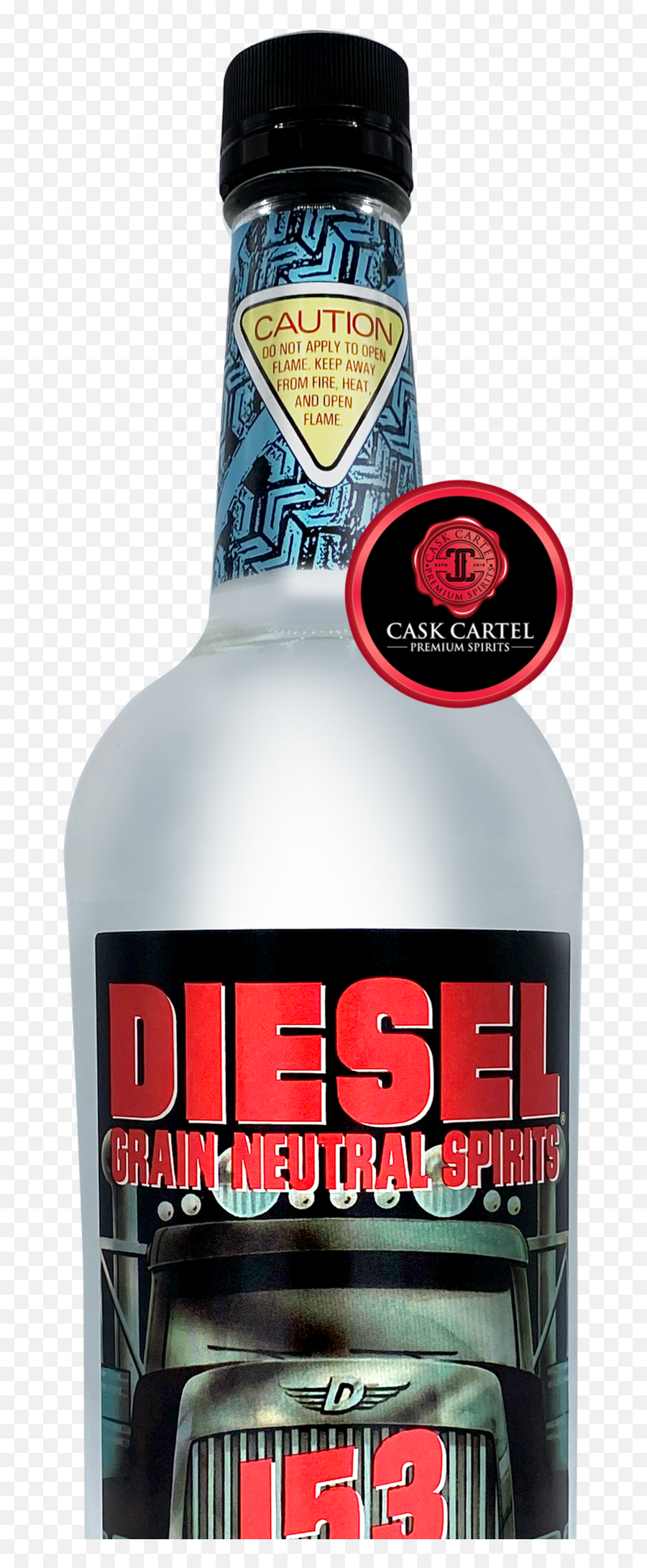 Diesel 153 Proof Grain Alcohol 1 Liter An Alternative To Everclear 151 - Diesel Liquor Png,Alcohol Bottles Png