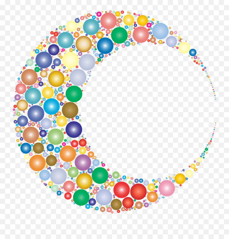 Crescent Moon Lunar Circles - Free Vector Graphic On Pixabay Crescent Png,Crescent Png