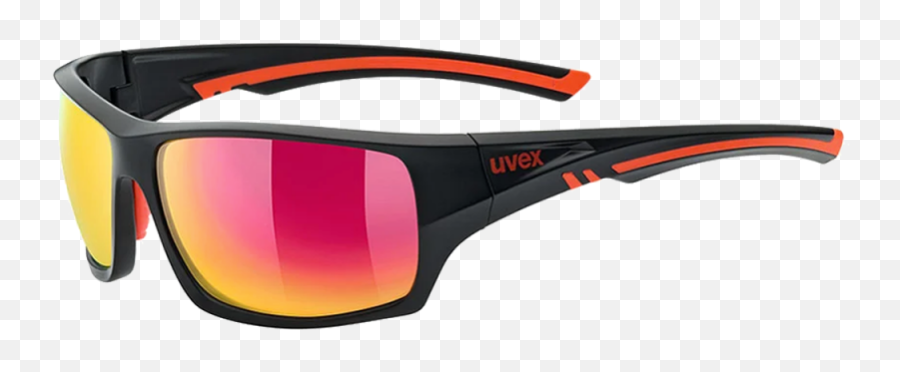 Sports Shades Uvex Sportstyle 222 Pola Matte Black Mirror Red Polarized - Okulary Uvex 222 Png,Red Glare Png